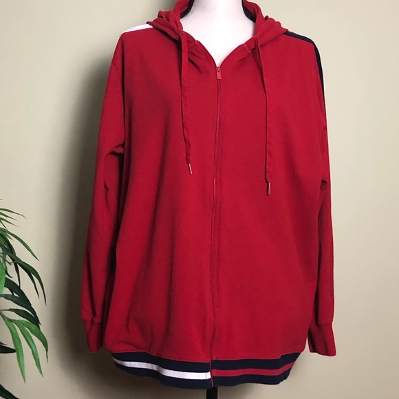 Tommy Hilfiger Tops - Tommy Hilfiger 2X zip up Hoodie